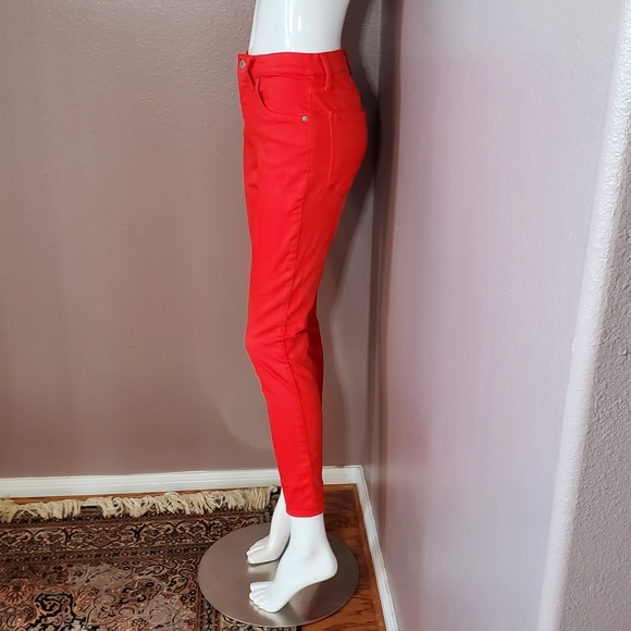 LUCKY Brand Bridgette high rise skinny red jeans size 4 / 27 A - Picture 2 of 5